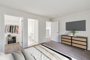 Bedroom With Walk-In Closet